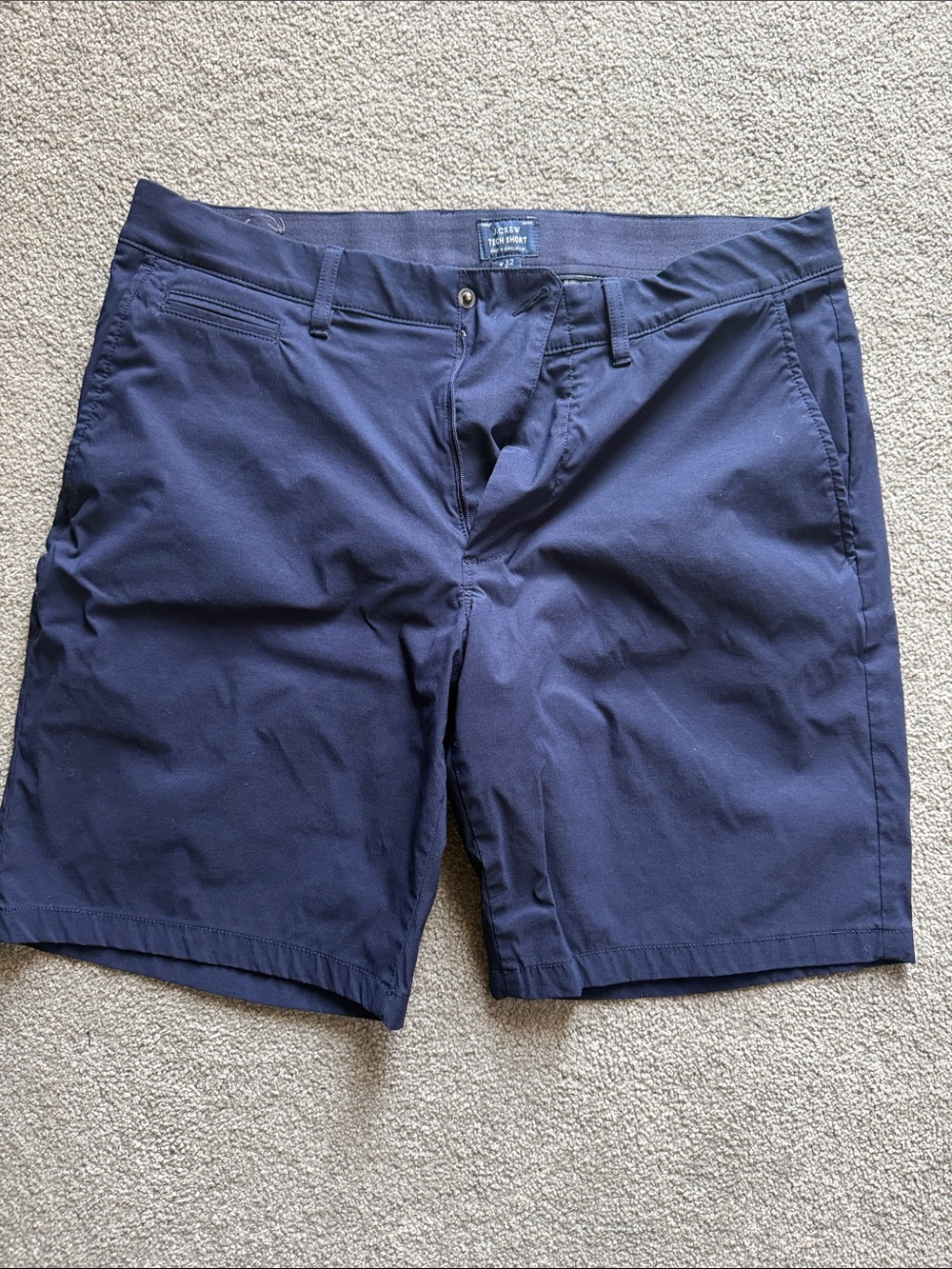 J. Crew - Navy Blue - 32 W 9 L - Tech Shorts